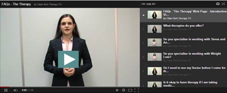 Claire Rich answers your questions about the Therapy on Youtube